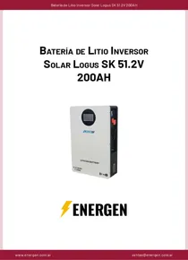 Batería de Litio Inversor Solar Logus SK 51.2V 200AH - Ficha Técnica