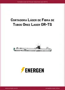 Cortadora Láser de Fibra de Tubos  Oree Laser OR-TS - Ficha Técnica