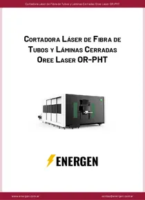 Cortadora  Láser de Fibra de Tubos y Láminas Cerradas Oree Laser OR-PHT - Ficha Técnica