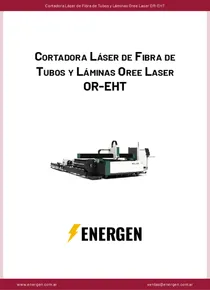 Cortadora Láser de Fibra de Tubos y Láminas Oree Laser OR-EHT - Ficha Técnica