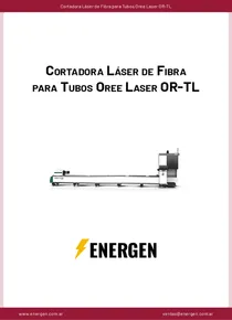 Cortadora Láser de Fibra para Tubos Oree Laser OR-TL - Ficha Técnica