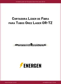Cortadora Láser de Fibra para Tubos Oree Laser OR-TZ - Ficha Técnica