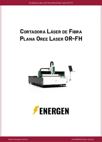 Cortadora Láser de Fibra Plana Oree Laser OR-FH - Ficha Técnica