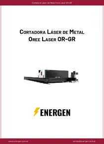 Cortadora Láser de Metal Oree Laser OR-GR - Ficha Técnica