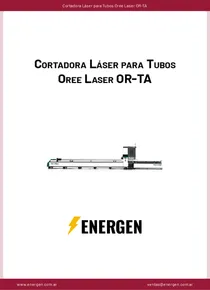 Cortadora Láser para Tubos Oree Laser OR-TA - Ficha Técnica