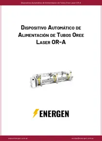 Dispositivo Automático de Alimentación de Tubos Oree Laser OR-A - Ficha Técnica