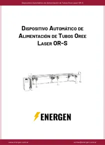 Dispositivo Automático de Alimentación de Tubos Oree Laser OR-S - Ficha Técnica