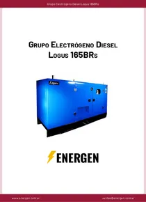 Grupo Electrógeno Diesel Logus 165BRs - Ficha Técnica