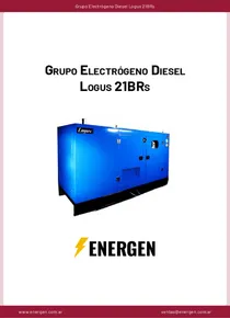 Grupo Electrógeno Diesel Logus 21BRs - Ficha Técnica