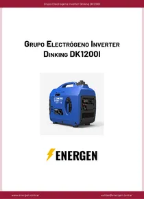 Grupo Electrógeno Inverter Dinking DK1200I - Ficha Técnica