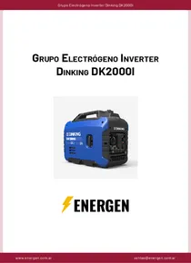 Grupo Electrógeno Inverter Dinking DK2000I - Ficha Técnica