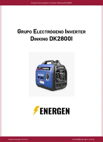 Grupo Electrógeno Inverter Dinking DK2800I - Ficha Técnica