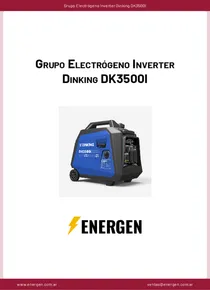 Grupo Electrógeno Inverter Dinking DK3500I - Ficha Técnica