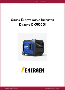 Grupo Electrógeno Inverter Dinking DK5000I - Ficha Técnica