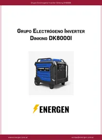 Grupo Electrógeno Inverter Dinking DK8000I - Ficha Técnica