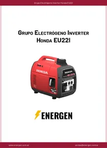 Grupo Electrógeno Inverter Honda EU22I - Ficha Técnica