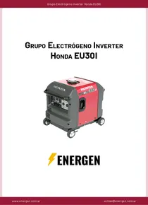 Grupo Electrógeno Inverter Honda EU30I - Ficha Técnica