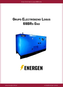 Grupo Electrógeno Logus 69BRs Gas - Ficha Técnica