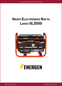 Grupo Electrógeno Nafta Logus GL3300 - Ficha Técnica