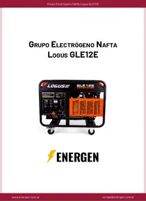 Grupo Electrógeno Nafta Logus GLE12E - Ficha Técnica