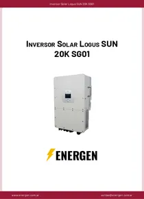 Inversor Solar Logus SUN 20K SG01 - Ficha Técnica