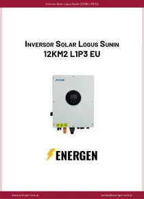 Inversor Solar Logus Sunin 12KM2 L1P3 EU - Ficha Técnica