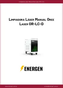 Limpiadora Láser Manual Oree Laser OR-LC-D - Ficha Técnica