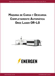 Máquina de Carga y Descarga Completamente Automática Oree Laser OR-LG - Ficha Técnica