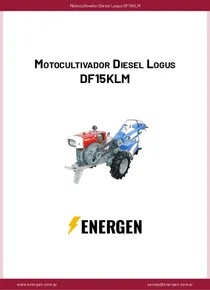 Motocultivador Diesel Logus DF15KLM - Ficha Técnica