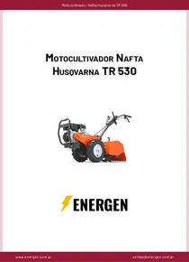 Motocultivador Nafta Husqvarna TR 530 - Ficha Técnica