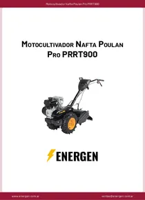 Motocultivador Nafta Poulan Pro PRRT900 - Ficha Técnica