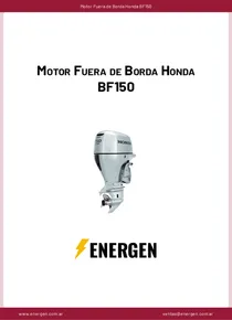 Motor Fuera de Borda Honda BF150 - Ficha Técnica