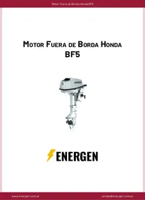 Motor Fuera de Borda Honda BF5 - Ficha Técnica