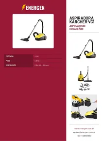 Aspiradora Karcher VC1 - Folleto