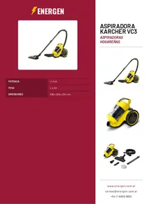 Aspiradora Karcher VC3 - Folleto