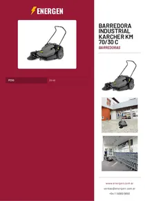 Barredora Industrial Karcher KM 70/30 C - Folleto