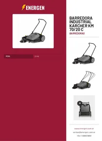 Barredora Industrial Karcher KM 70/20 C - Folleto