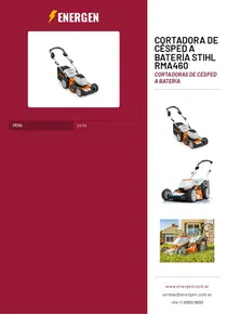 Cortadora de Césped a Batería Stihl RMA460 - Folleto