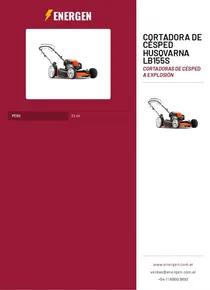 Cortadora de Césped Husqvarna LB155S - Folleto