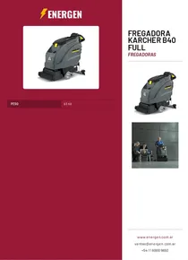 Fregadora Karcher B40 Full - Folleto