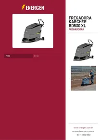 Fregadora Karcher BD530 XL - Folleto