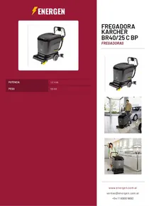 Fregadora Karcher BR40/25 C BP - Folleto