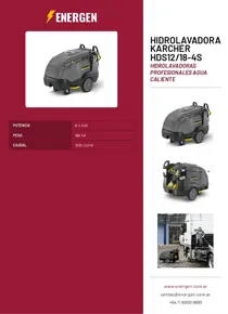 Hidrolavadora Karcher HDS12/18-4S - Folleto