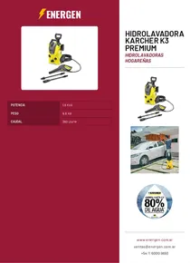 Hidrolavadora Karcher K3 Premium - Folleto