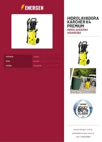 Hidrolavadora Karcher K4 Premium - Folleto