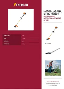 Motoguadaña Stihl FS120R - Folleto