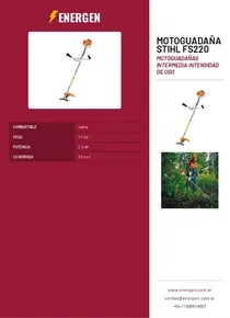 Motoguadaña Stihl FS220 - Folleto