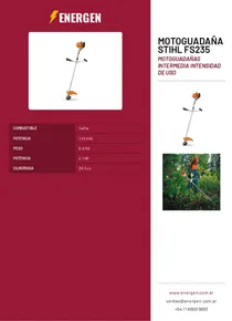 Motoguadaña Stihl FS235 - Folleto