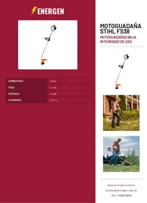 Motoguadaña Stihl FS38 - Folleto