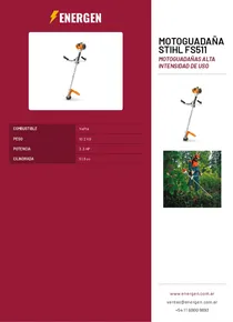 Motoguadaña Stihl FS511 - Folleto